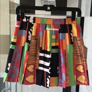 Tail Vintage Patterned Pleated Skirt